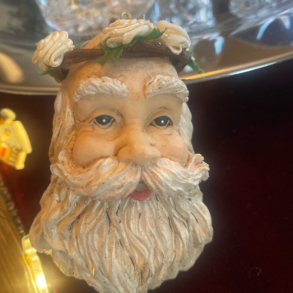 GORGEOUS VINTAGE SANTA ORNAMENT! Absolutely Lovely!🎅🎅🎅🎅 - Picture 9 of 9